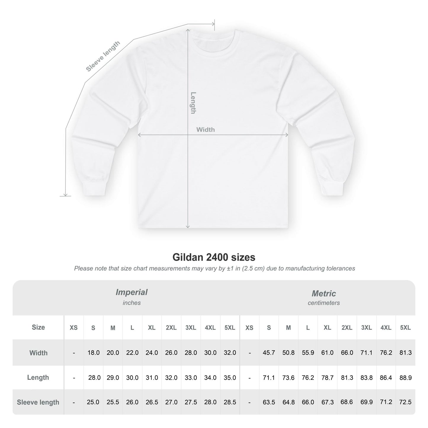 Copy of Unisex Ultra Cotton Long Sleeve Tee