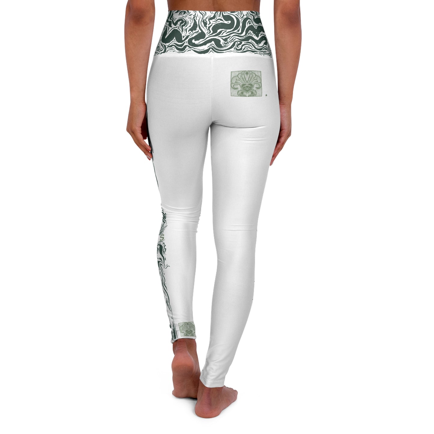 High Waisted Yoga Leggings (AOP)