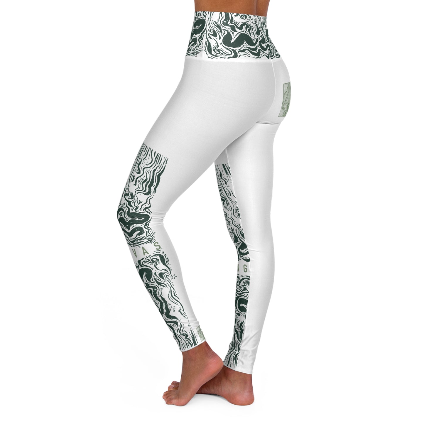 High Waisted Yoga Leggings (AOP)
