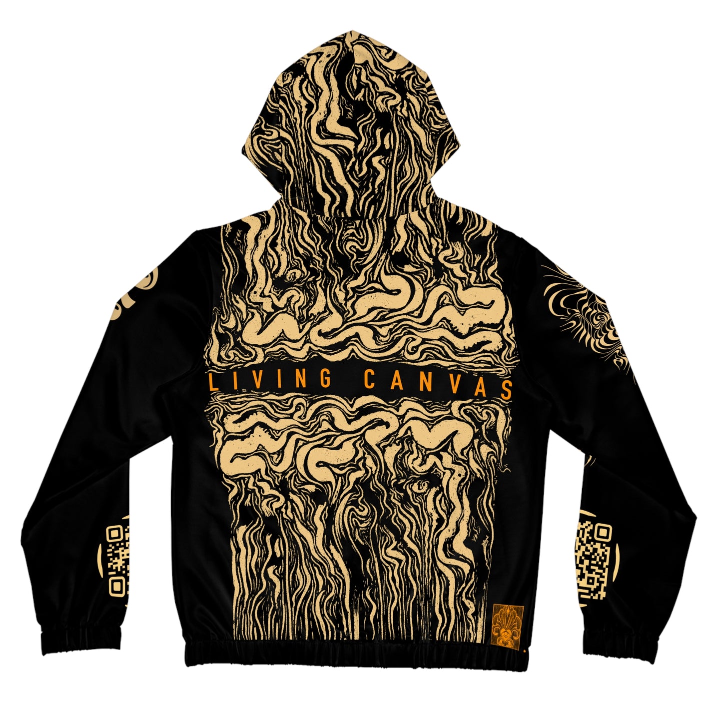 Artistic Women’s Full-Zip Hoodie - Stylish AOP, Boho Chic Outerwear, Perfect for Cozy Days, Festival Fashion, Unique Gift Idea