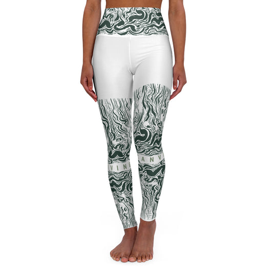 High Waisted Yoga Leggings (AOP)