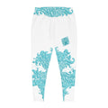 Artistic Plus Size Leggings, Ocean Waves Leggings, Comfortable Activewear, Trendy Plus Size Fashion, Gift for Her, Everyday Wear